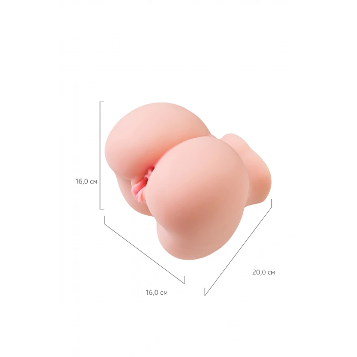 VipMarketim Juicy Pussy Masturbator Realistik, TPE, Ten, 20 cm