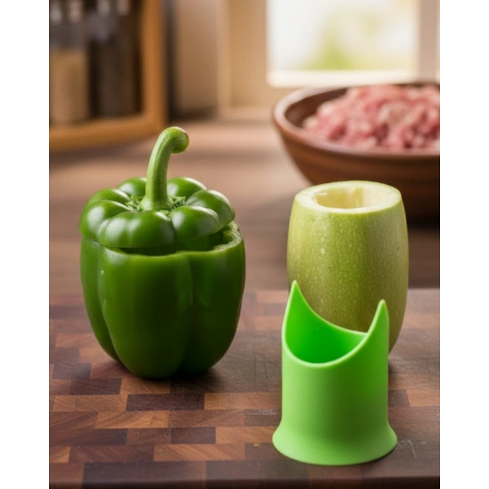 VipMarketim Kabak ve Biber Oymaya Uygun Hijyenik İç Temizleme Aparatı