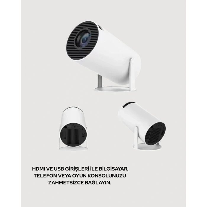 VipMarketim Kablosuz Bağlantılı Ultra Pro Projeksiyon