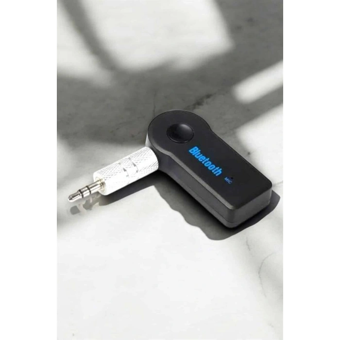VipMarketim Kablosuz Bluetooth Aux Araç Kiti Siyah Hafıza Kartlı