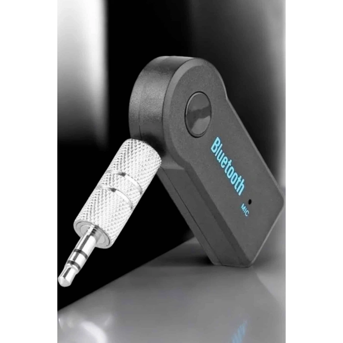 VipMarketim Kablosuz Bluetooth Aux Araç Kiti Siyah Hafıza Kartlı
