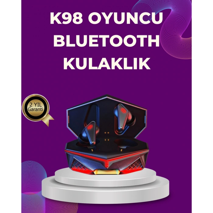 VipMarketim Kablosuz Bluetooth Gaming Kulaklık Led Işıklı