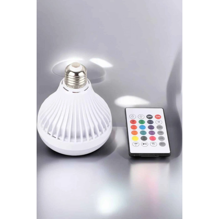 VipMarketim Kablosuz Bluetooth Hoparlör Led Lamba