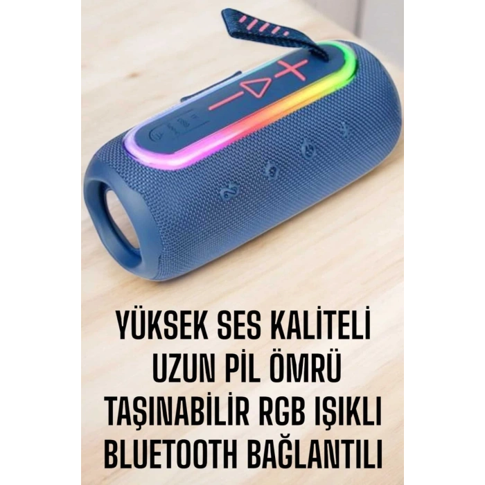 VipMarketim Kablosuz Bluetooth Hoparlör Uzun Pil Ömrü Taşınabilir