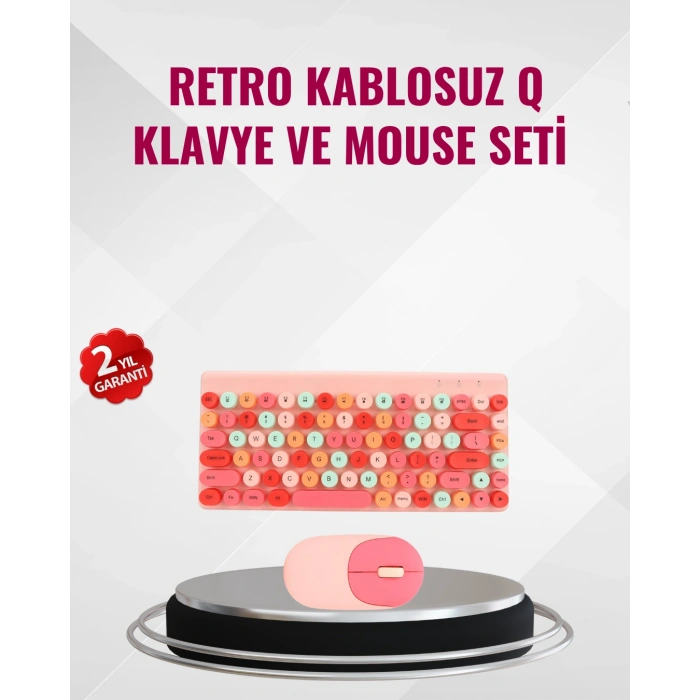 VipMarketim Kablosuz Bluetooth Klavye – Çoklu Cihaz Desteği Akıllı Güç Tasarrufu