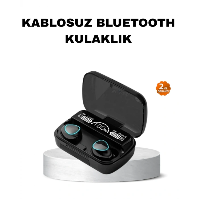 VipMarketim Kablosuz Bluetooth Kulaklık 5.1 Uzun Pil Ömrü Gürültü Engelleme