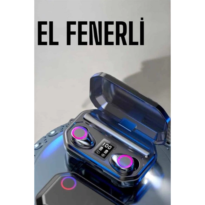 VipMarketim Kablosuz Bluetooth Kulaklık Dijital Göstergeli Uzun Pil Ömrü