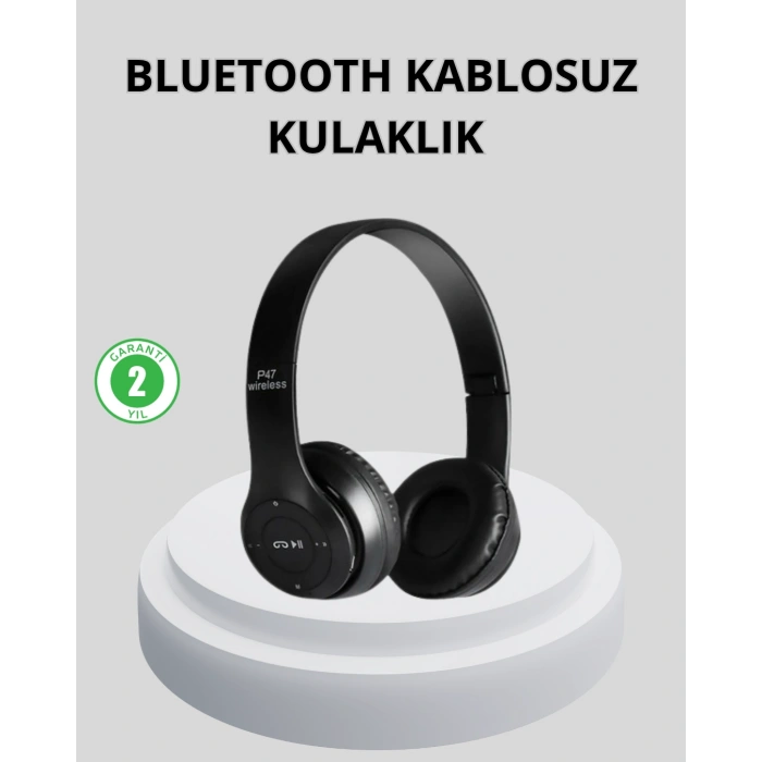 VipMarketim Kablosuz Bluetooth Kulaklık – Suya Dayanıklı ve Uzun Ömürlü Kullanım