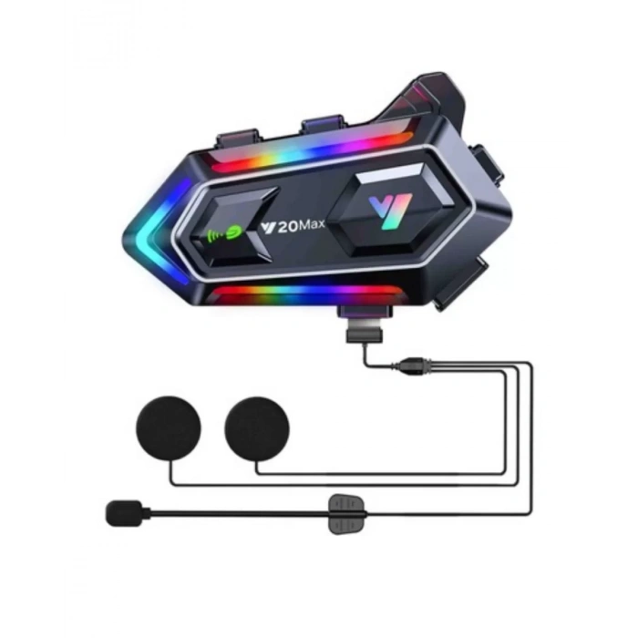 VipMarketim Kablosuz Bluetooth Motosiklet Kask İntercom IPX6 Su Geçirmez