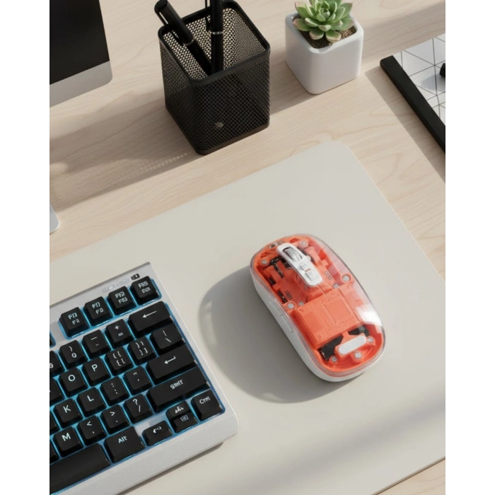VipMarketim Kablosuz Bluetooth Mouse Şık ve Sessiz Ofis Tasarımı
