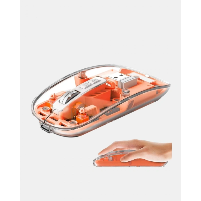 VipMarketim Kablosuz Çift Modlu Mouse – Bluetooth 5.0 + 2.4GHz