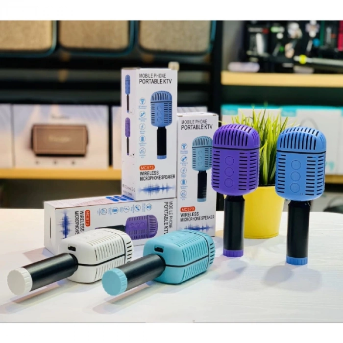 VipMarketim Kablosuz Hoparlörlü Karaoke Mikrofonu