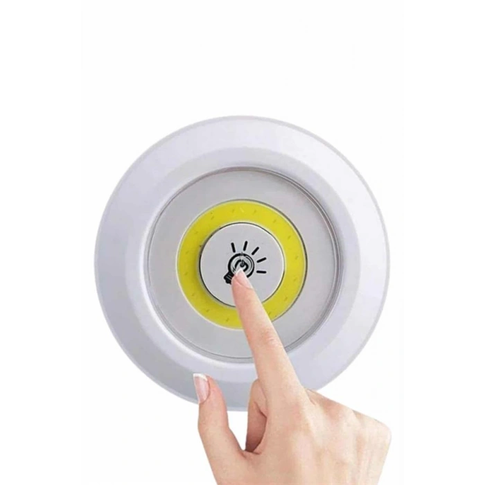 VipMarketim Kablosuz Pilli Işıldak Masa Lambası Mutfak Tezgah Altı Banyo Dolabı Dolap İçi