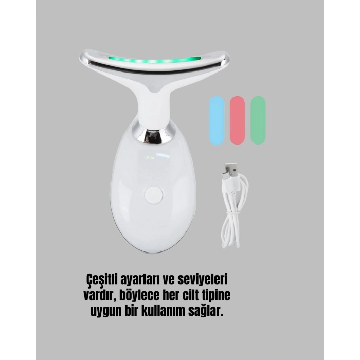 VipMarketim Kablosuz Şarjlı Yüz Masaj Cihazı | Cilt Yenileyici ve Nem Dengeleyici