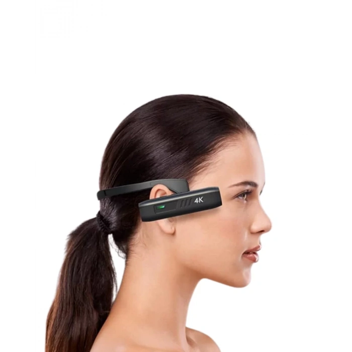 VipMarketim Kablosuz WiFi Bağlantılı 4K Mini Kamera 30MP Fotoğraf Giyilebilir Tasarım