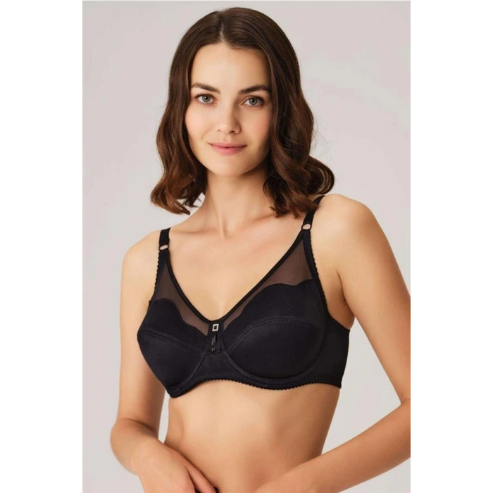 VipMarketim Kadın Balenli Desteksiz Dolgusuz Toparlayıcı Günlük Klasik Küçültücü Sütyen (3525)