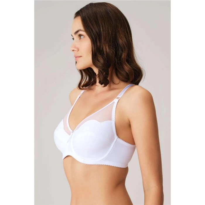 VipMarketim Kadın Balenli Desteksiz Dolgusuz Toparlayıcı Günlük Klasik Küçültücü Sütyen (3525)