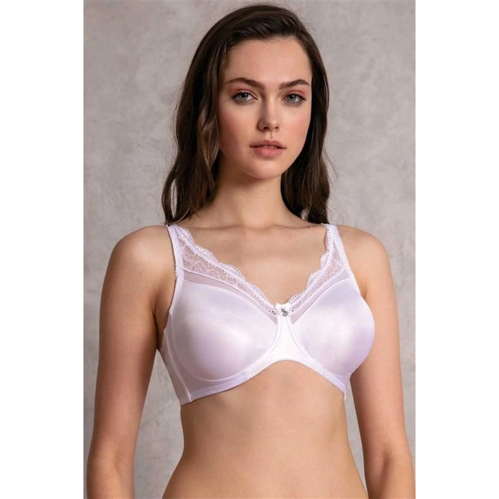 Vipmarketim Kadın Balensiz Desteksiz Dolgusuz Toparlayıcı Dantelli Küçültücü Sütyen ( ) (kod:3712)