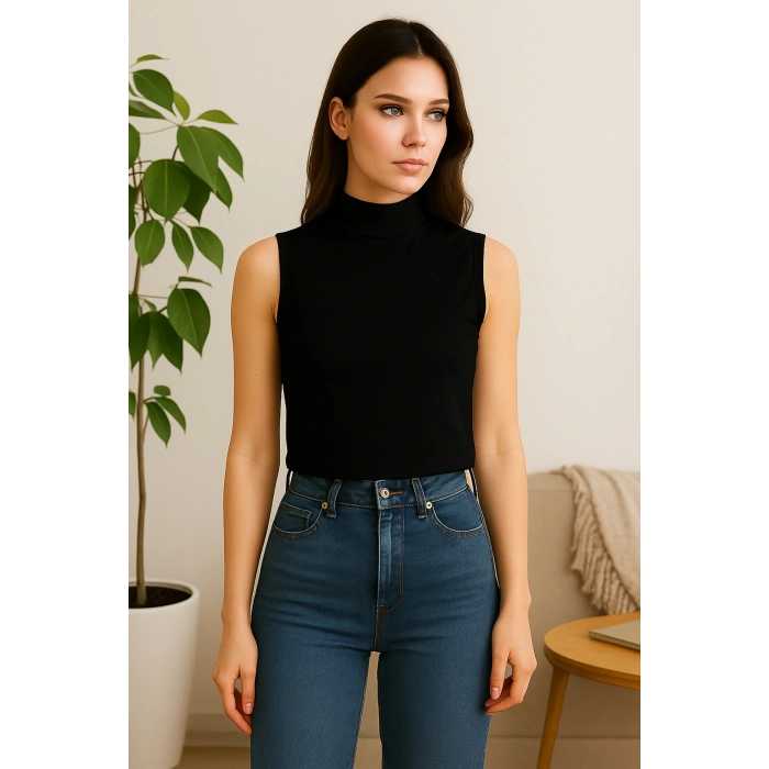 VipMarketim Kadın Kolsuz Body-(17952)