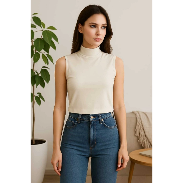 VipMarketim Kadın Kolsuz Body (2 Adet)-(17952)