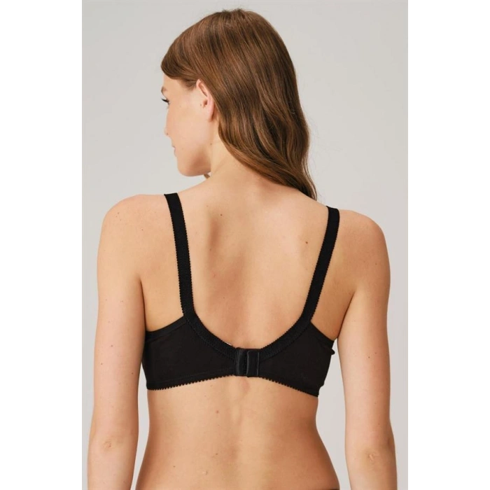 VipMarketim Kadın Pamuklu Balenli Desteksiz Dolgusuz Toparlayıcı Küçültücü Sütyen (3714)