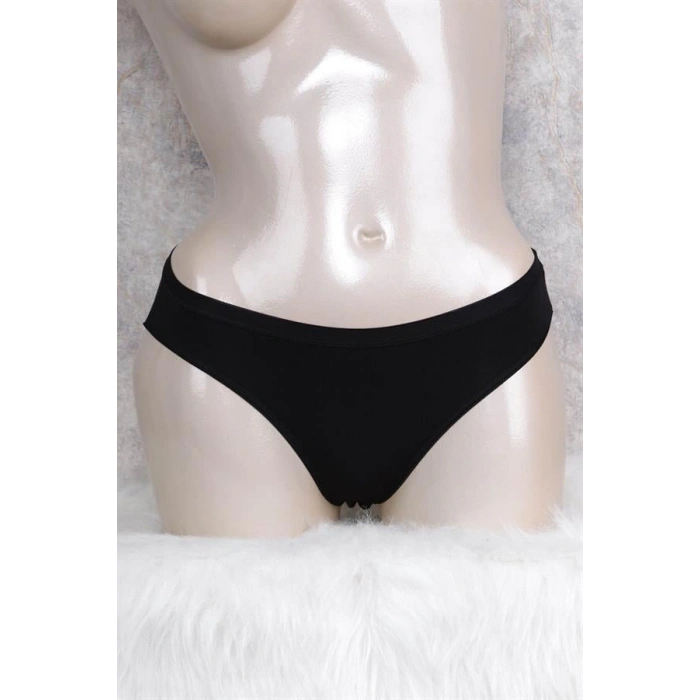 VipMarketim Kadın Pamuklu Düşük Bel Geniş Bel Lastikli Slip (2676)