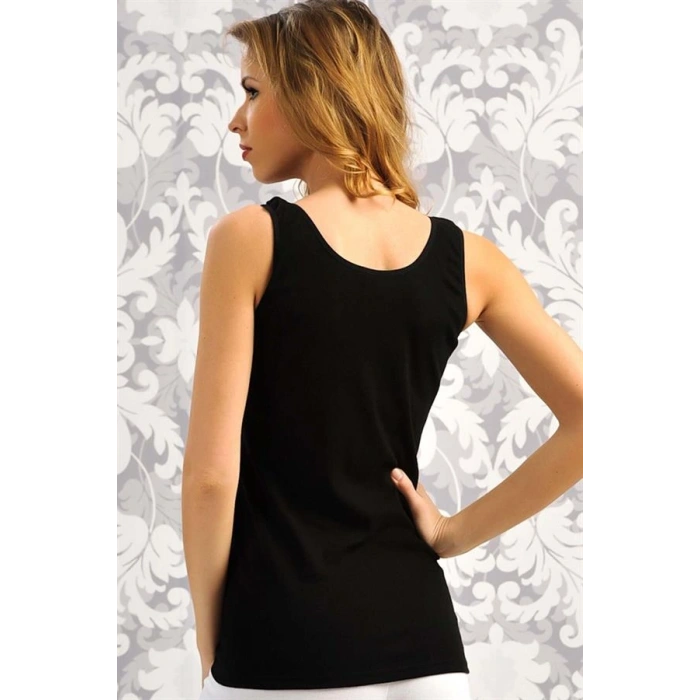 VipMarketim Kadın Pamuklu Geniş Askılı Atlet (8548)