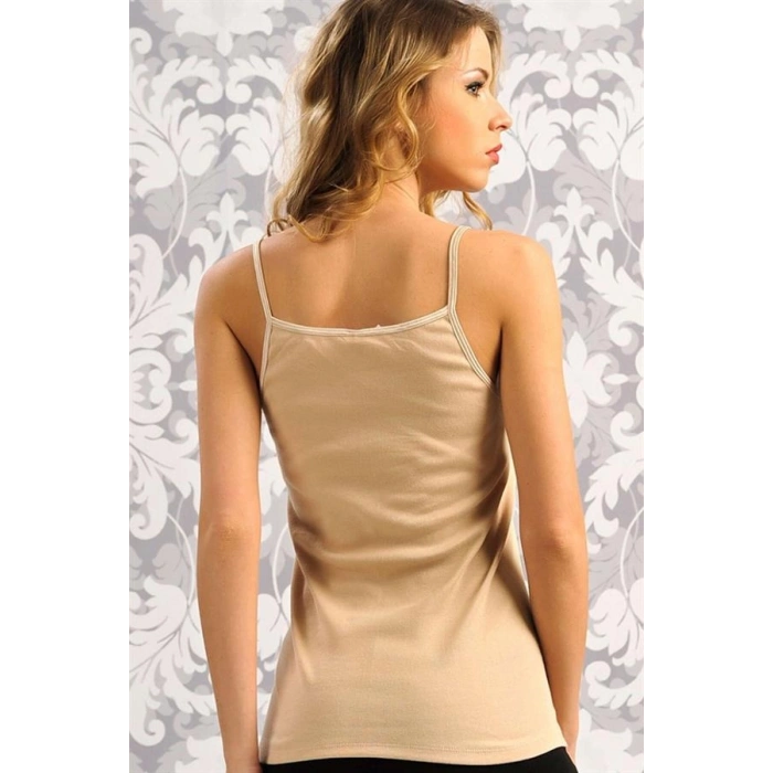 VipMarketim Kadın Pamuklu İp Askılı Atlet (8547)