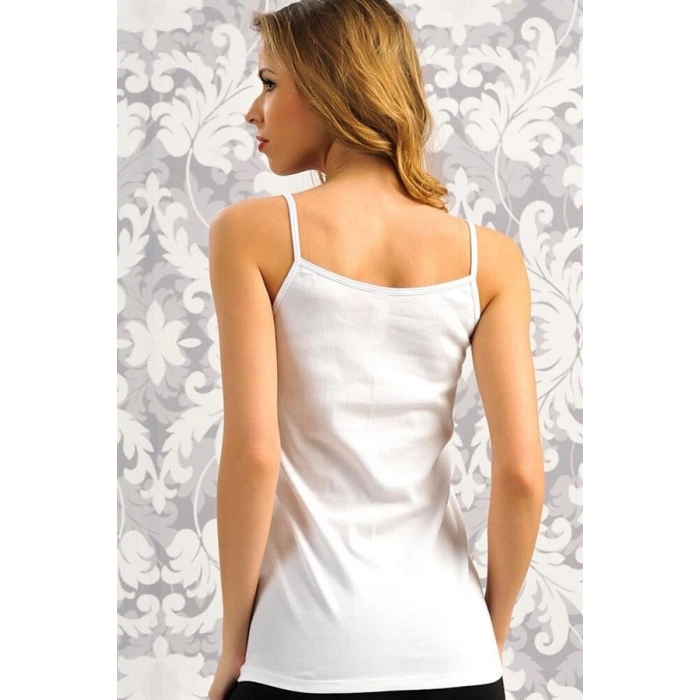 VipMarketim Kadın Pamuklu İp Askılı Atlet (8547)