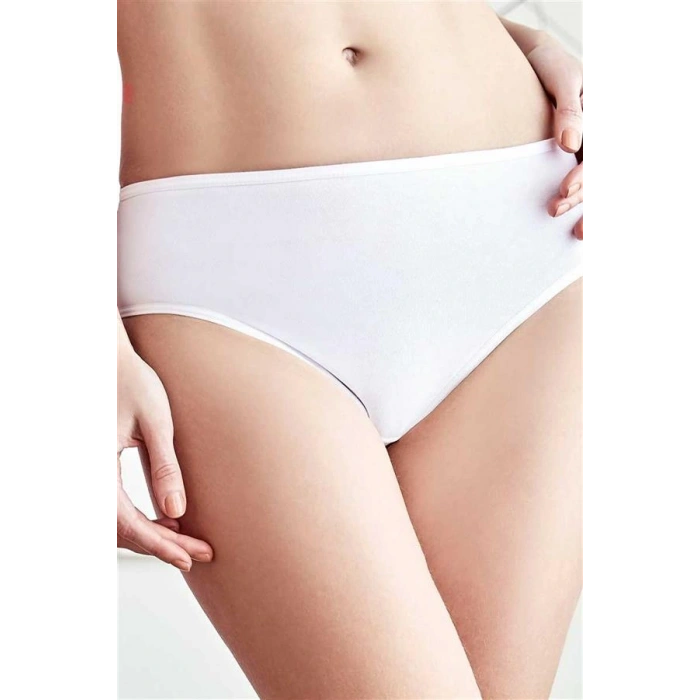 VipMarketim Kadın Pamuklu Yüksek Bel 3Lü Paket Slip ( ) (Kod:2659)