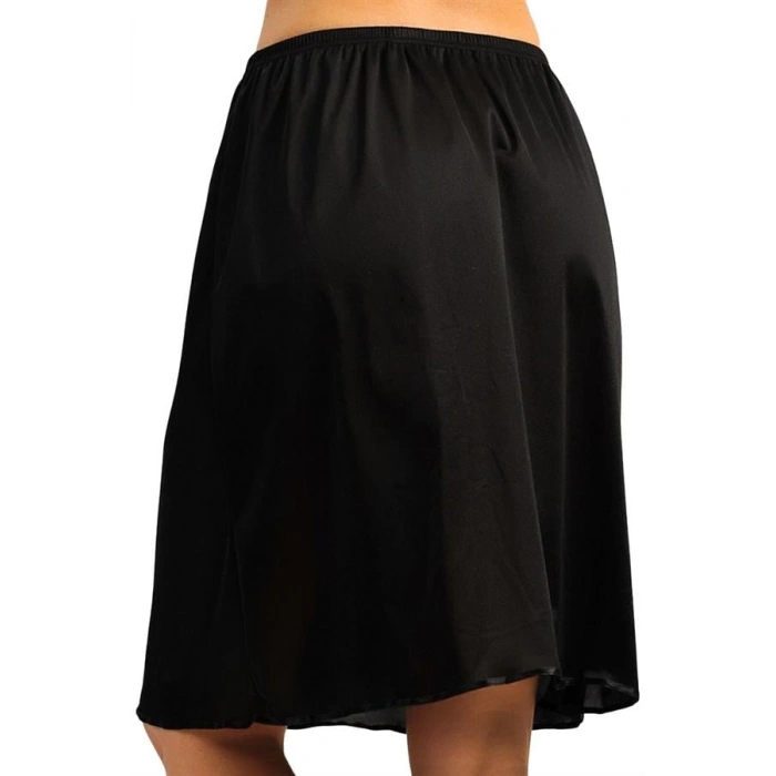 VipMarketim Kadın Polyamid Kumaşlı Diz Altı Uzun Etek Altı Jüpon (0616)