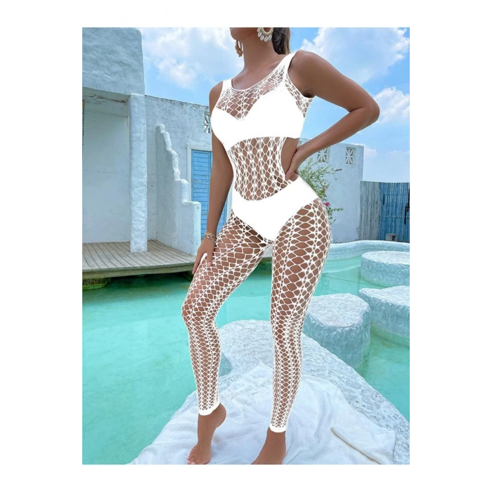 VipMarketim Kadın Seksi Fantazi File Çorabı Utra Esnek Büyük Beden Uygun