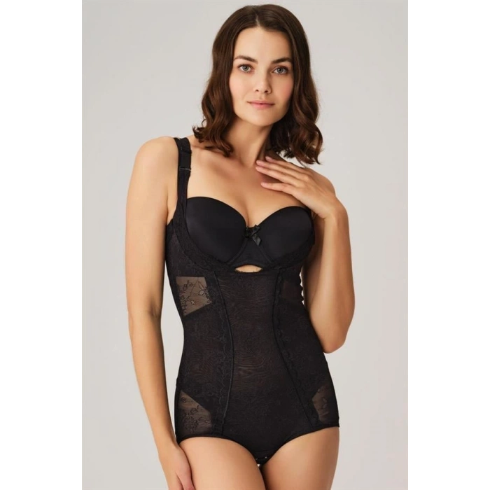 VipMarketim Kadın Toparlayıcı Bel İnceltici Dikişli Alttan Kancalı Sıkı Badi Korse (2518)