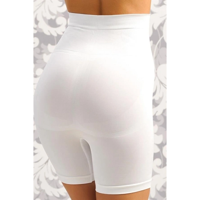VipMarketim Kadın Toparlayıcı Bel İnceltici Dikişsiz Kısa Paçalı Yüksek Bel Sıkı Şort Korse (2476)