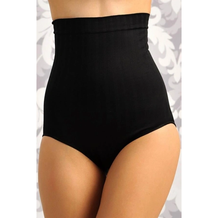 VipMarketim Kadın Toparlayıcı Bel İnceltici Dikişsiz Yüksek Bel Sıkı Külot Korse (2477)