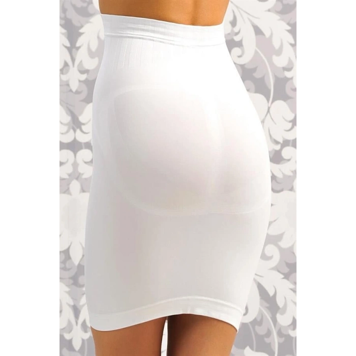 VipMarketim Kadın Toparlayıcı Vücut İnceltici Dikişsiz Yüksek Bel Etek Korse (2604)