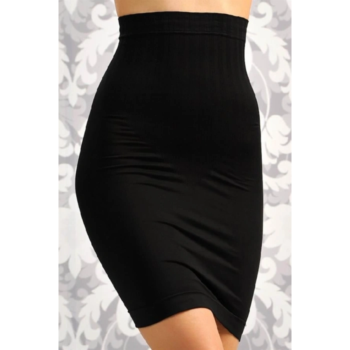 VipMarketim Kadın Toparlayıcı Vücut İnceltici Dikişsiz Yüksek Bel Etek Korse (2604)