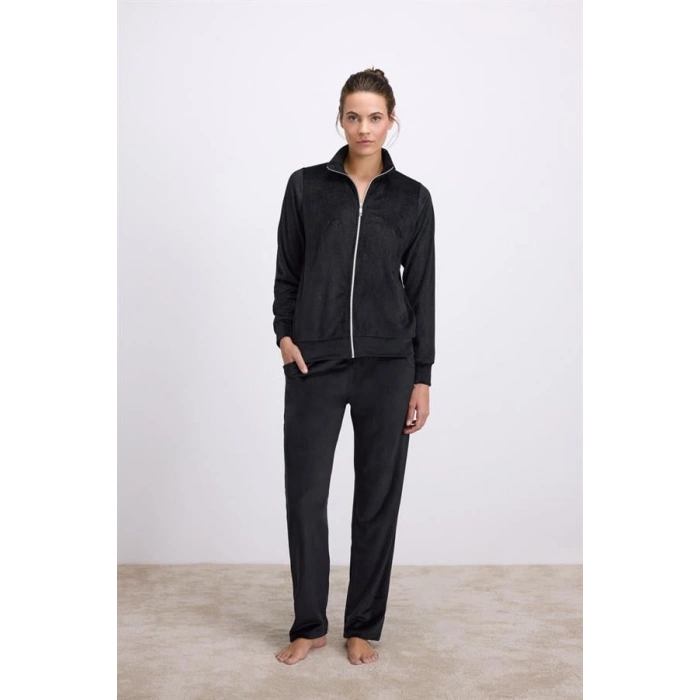 VipMarketim Kadın Uzun Kol Sweatshirt Ve Pantolon Takım ( 11548 )