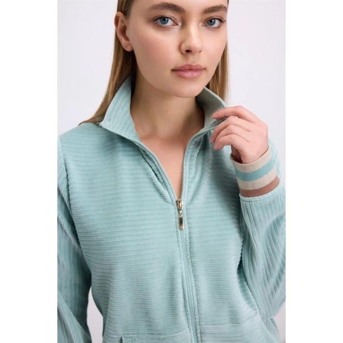 VipMarketim Kadın Uzun Kol Sweatshirt Ve Pantolon Takım ( 11588 )