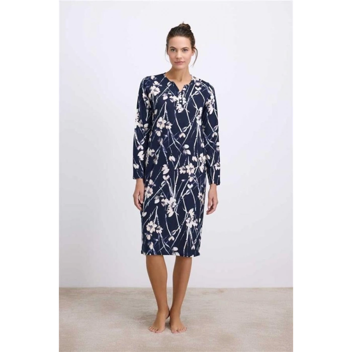 Vipmarketim Kadın Uzun Kollu, Nefes Alabilen Yumuşak Kumaş, Konforlu Ve Şık Günlük Ev Giyimi (kod:11534)