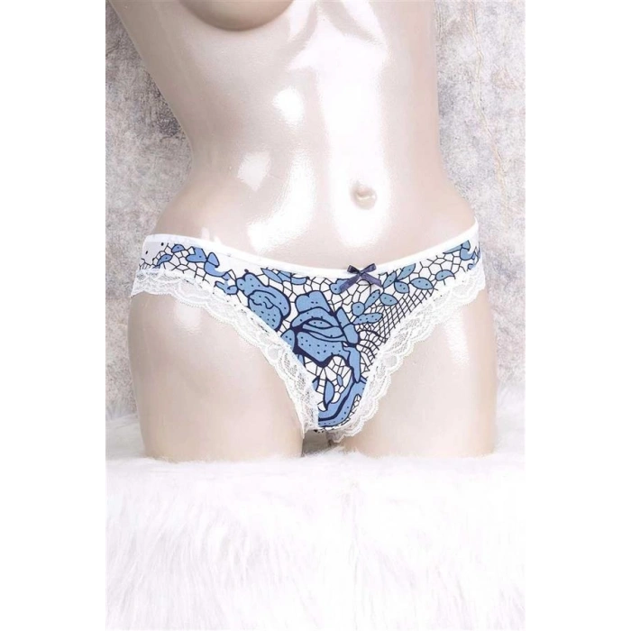 Vipmarketim Kadın Viskon Kumaş Desenli Slip ( ) (kod:2736)