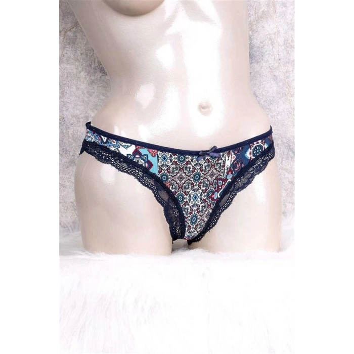 Vipmarketim Kadın Viskon Kumaş Desenli Slip ( ) (kod:2742)