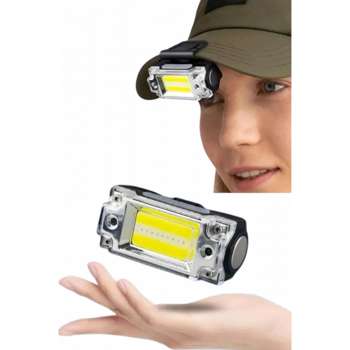 VipMarketim Kafa Lambası Su Geçirmez Kafa Feneri 3 Mod Aydınlatma