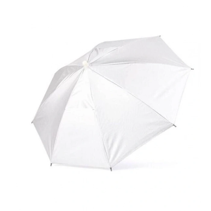 VipMarketim Kafa Şemsiyesi Beyaz