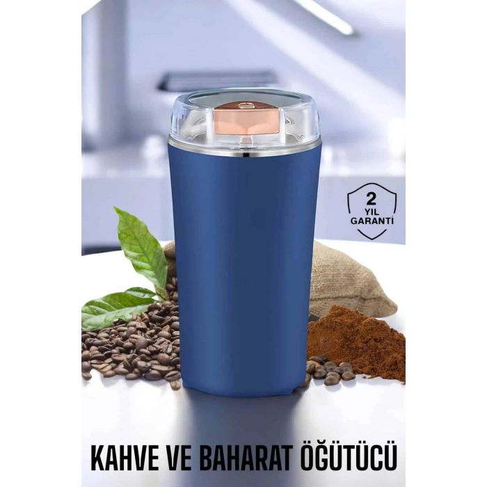 VipMarketim Kahve Ve Baharat Öğütücü Dayanıklı Paslanmaz Çelik Kolay Kullanım