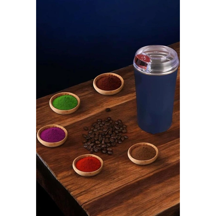 VipMarketim Kahve Ve Baharat Öğütücü Dayanıklı Paslanmaz Çelik Kolay Kullanım