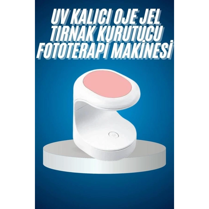 VipMarketim Kalıcı Oje Kurutucu UV Led Teknolojisi Taşınabilir Mini Tırnak Kurutucu