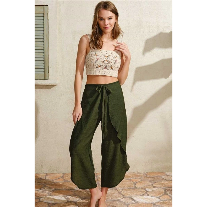 Vipmarketim Kalın Askılı Oyuk U Yaka Kadın Cotton Düz Yazlık Uzun Dantel Detaylı Pijama Takımı Anıl (kod:9811)