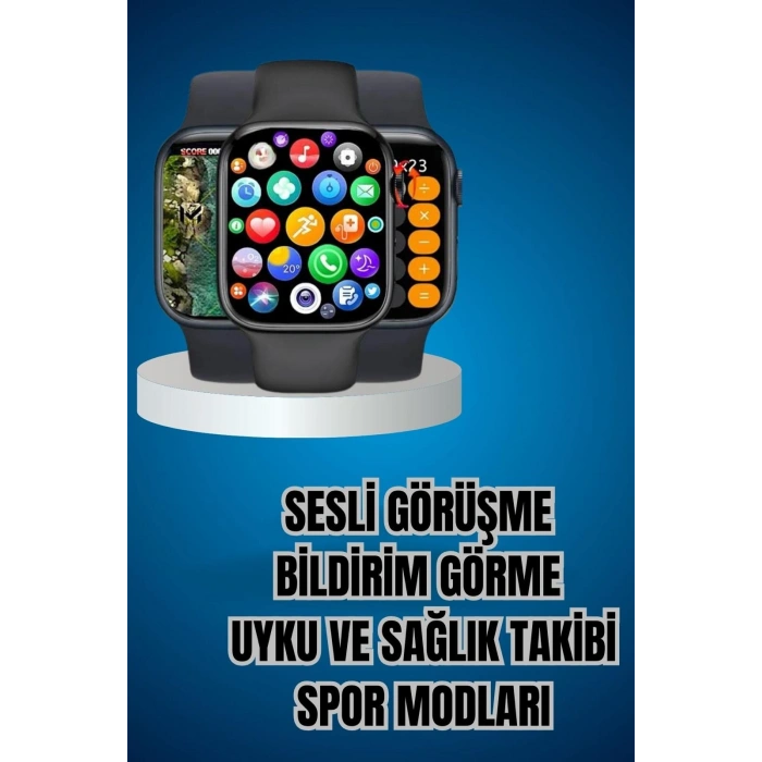 VipMarketim Kaliteli Akıllı Saat ve Kaliteli Bluetooth Kulaklık ANC Özelliği Uzun Pil Ömrü