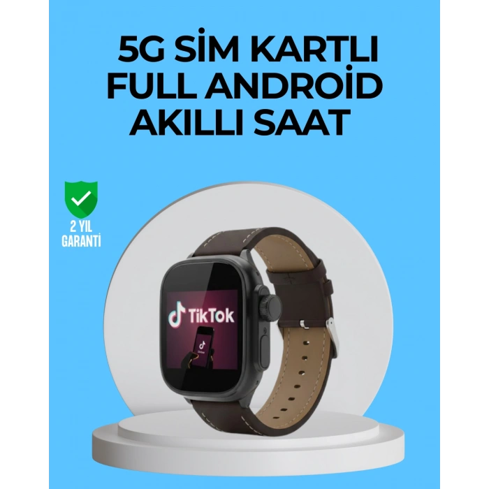 VipMarketim Kamera Özellikli Akıllı Saat Play Store Destekli